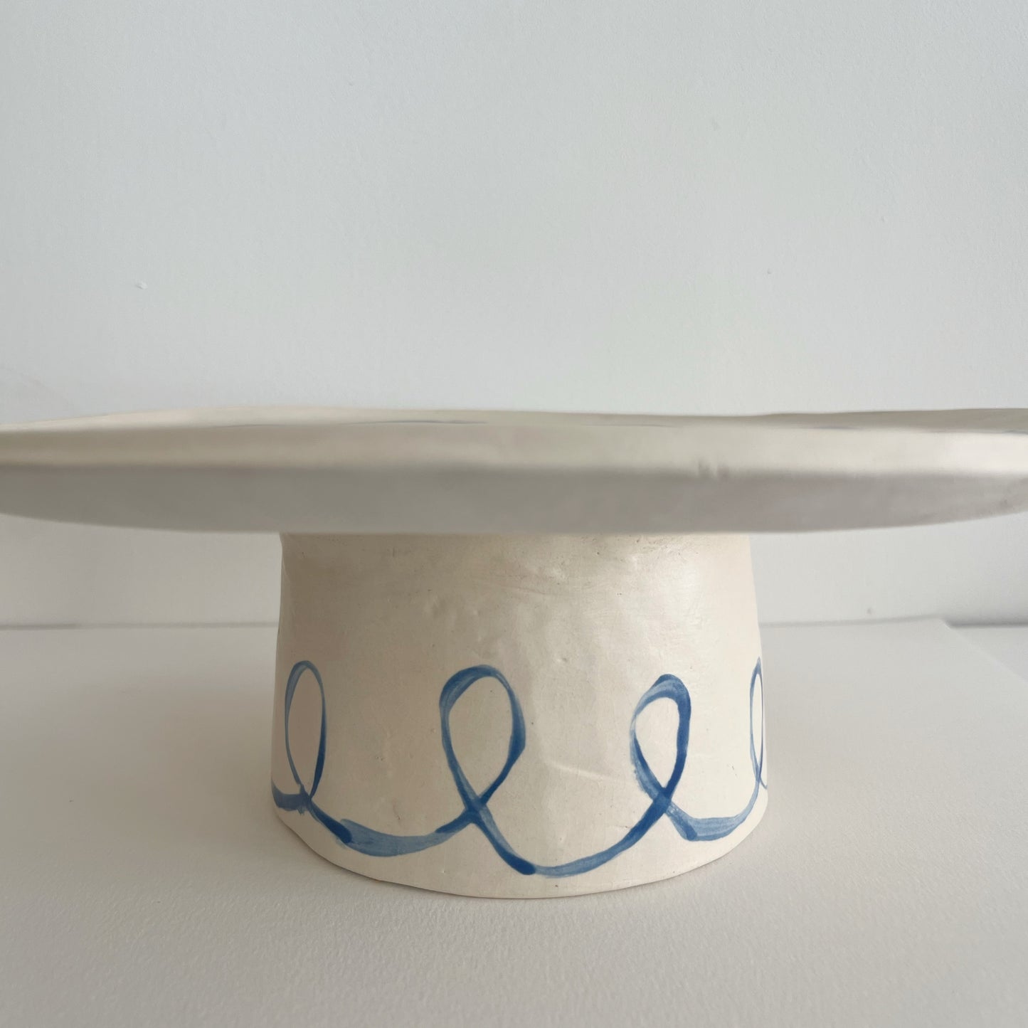 Ceramic Cake Stand - Squiggles