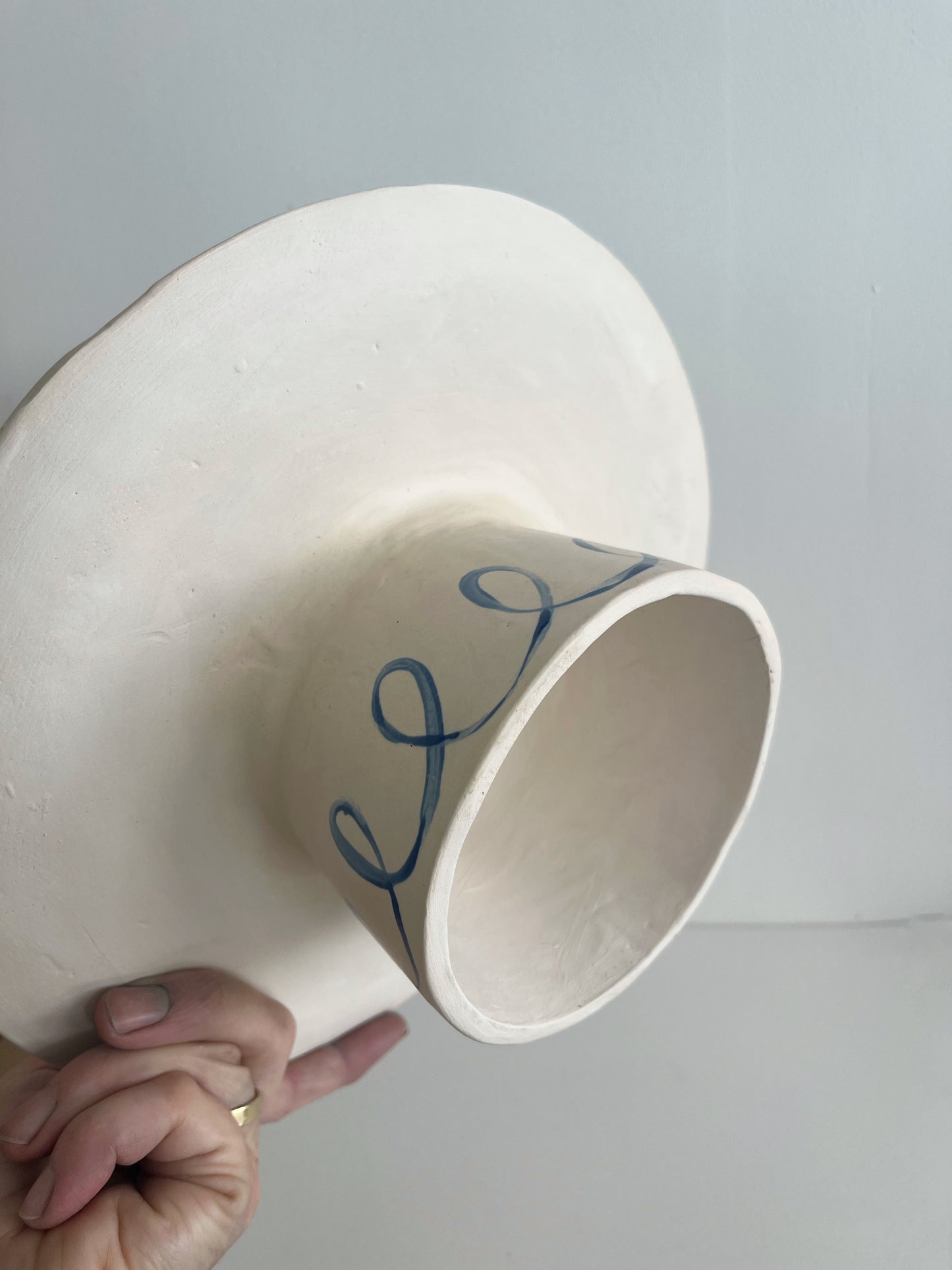 Ceramic Cake Stand - Squiggles
