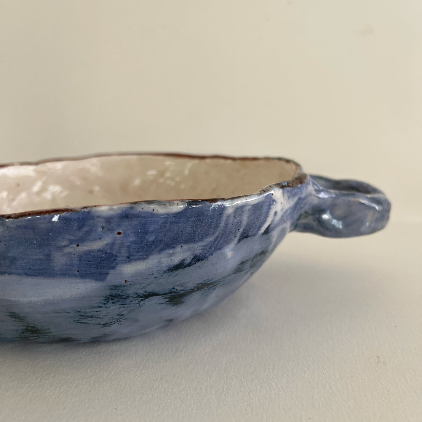 Earthenware Pinch Pot Serving Dish