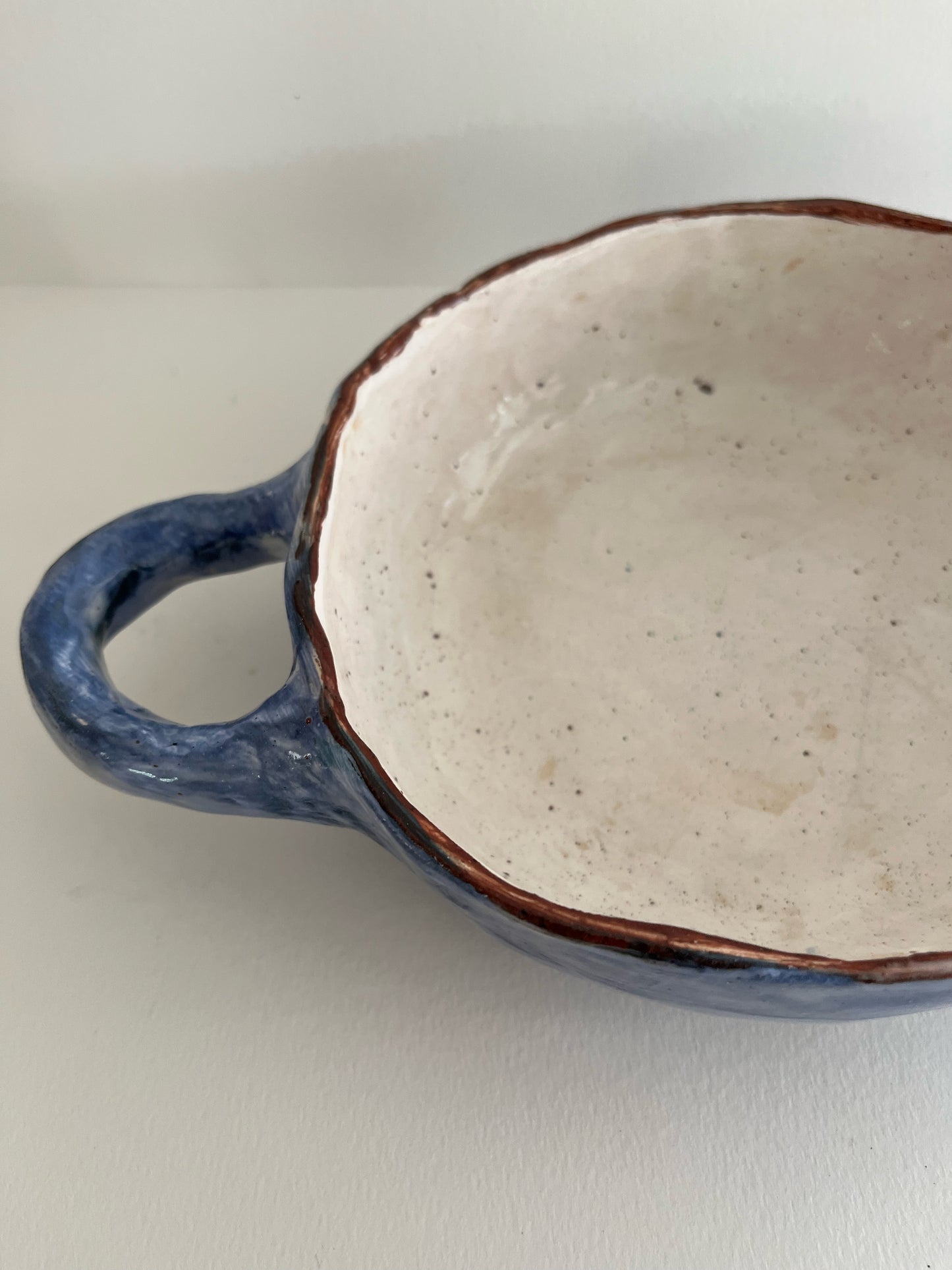 Earthenware Pinch Pot Serving Dish