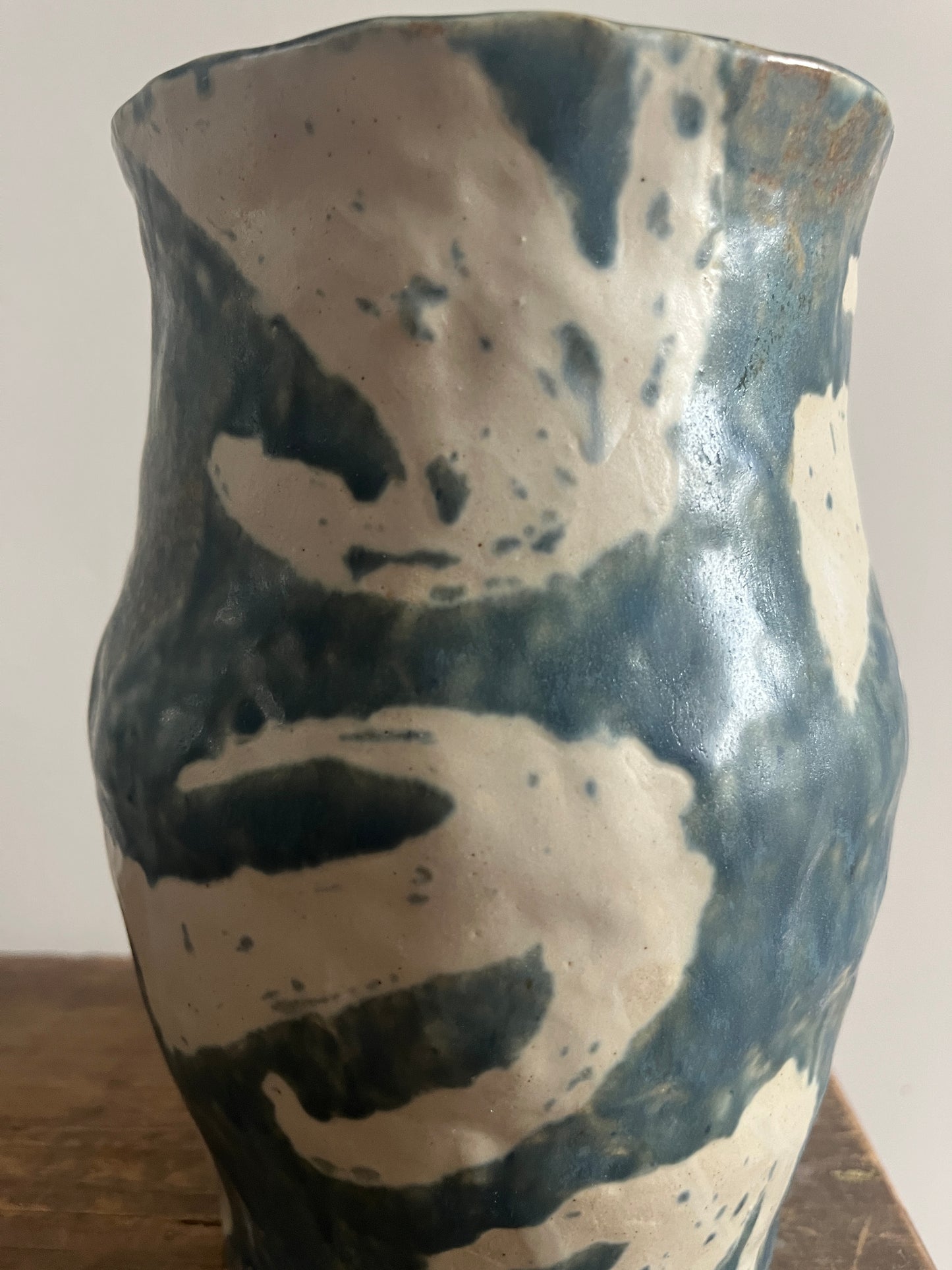 Handbuilt Vase Bird Design