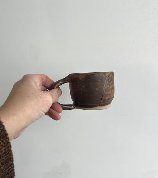 Brown Glazed Coffee Cup