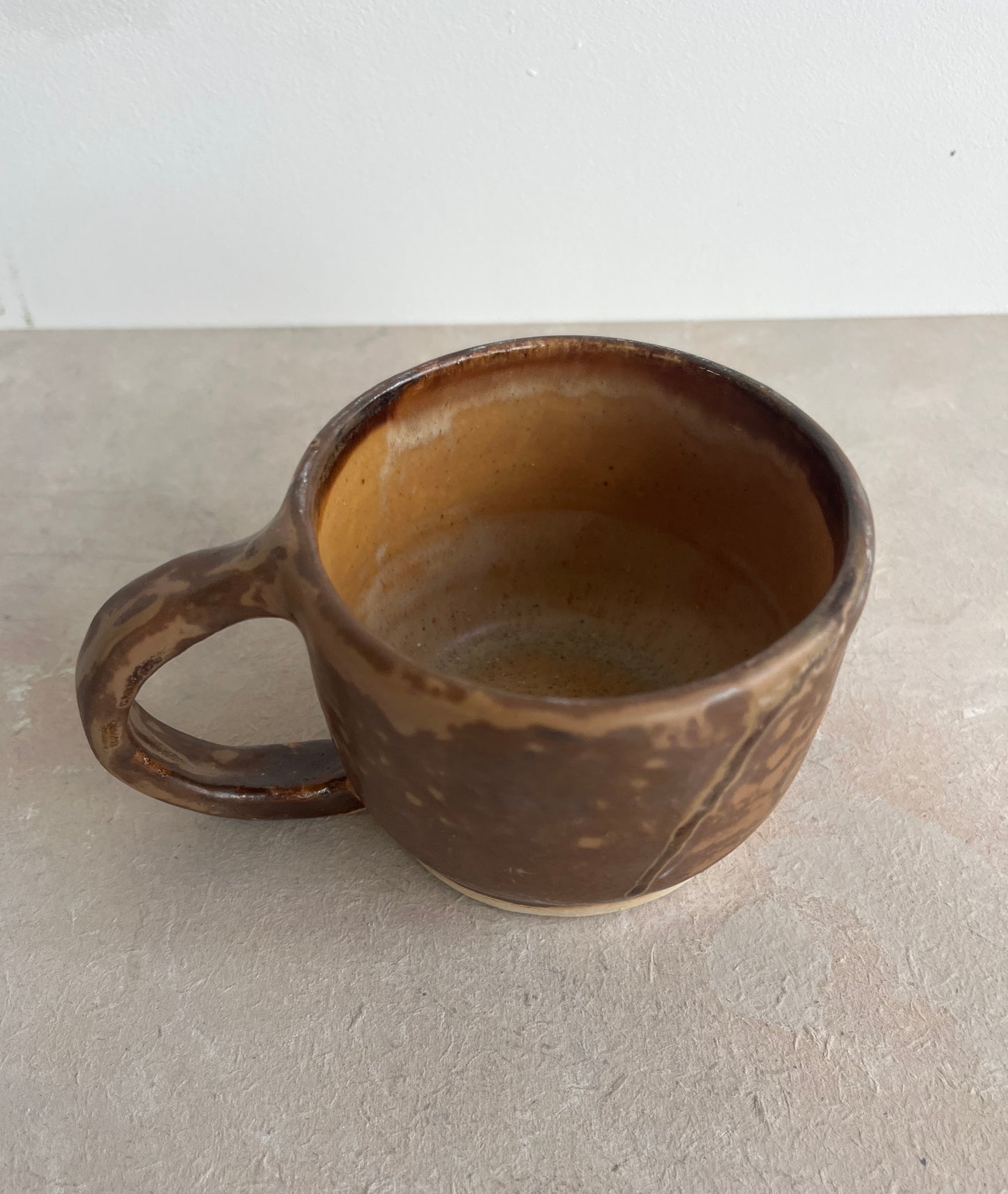 Brown Glazed Coffee Cup