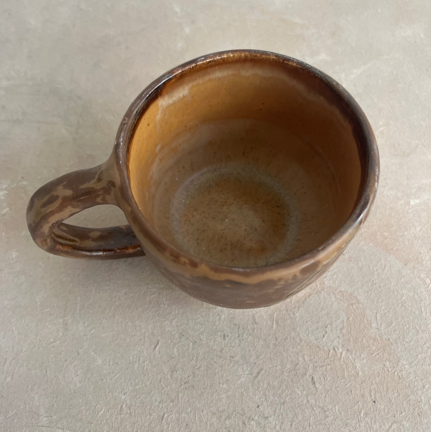 Brown Glazed Coffee Cup