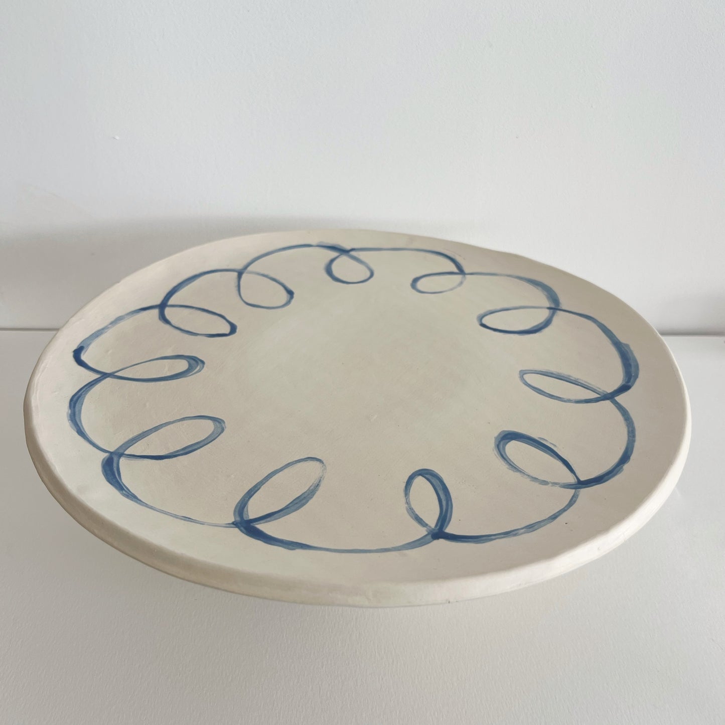 Ceramic Cake Stand - Squiggles