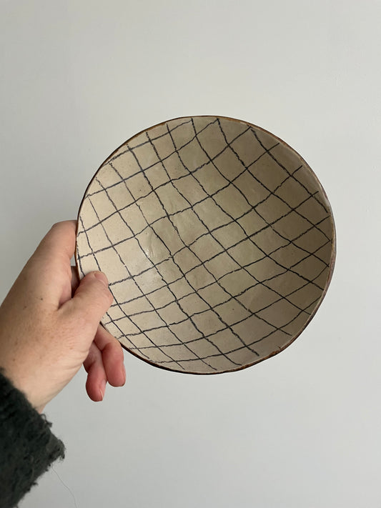 Handmade Ceramic Bowl: Natural Tones