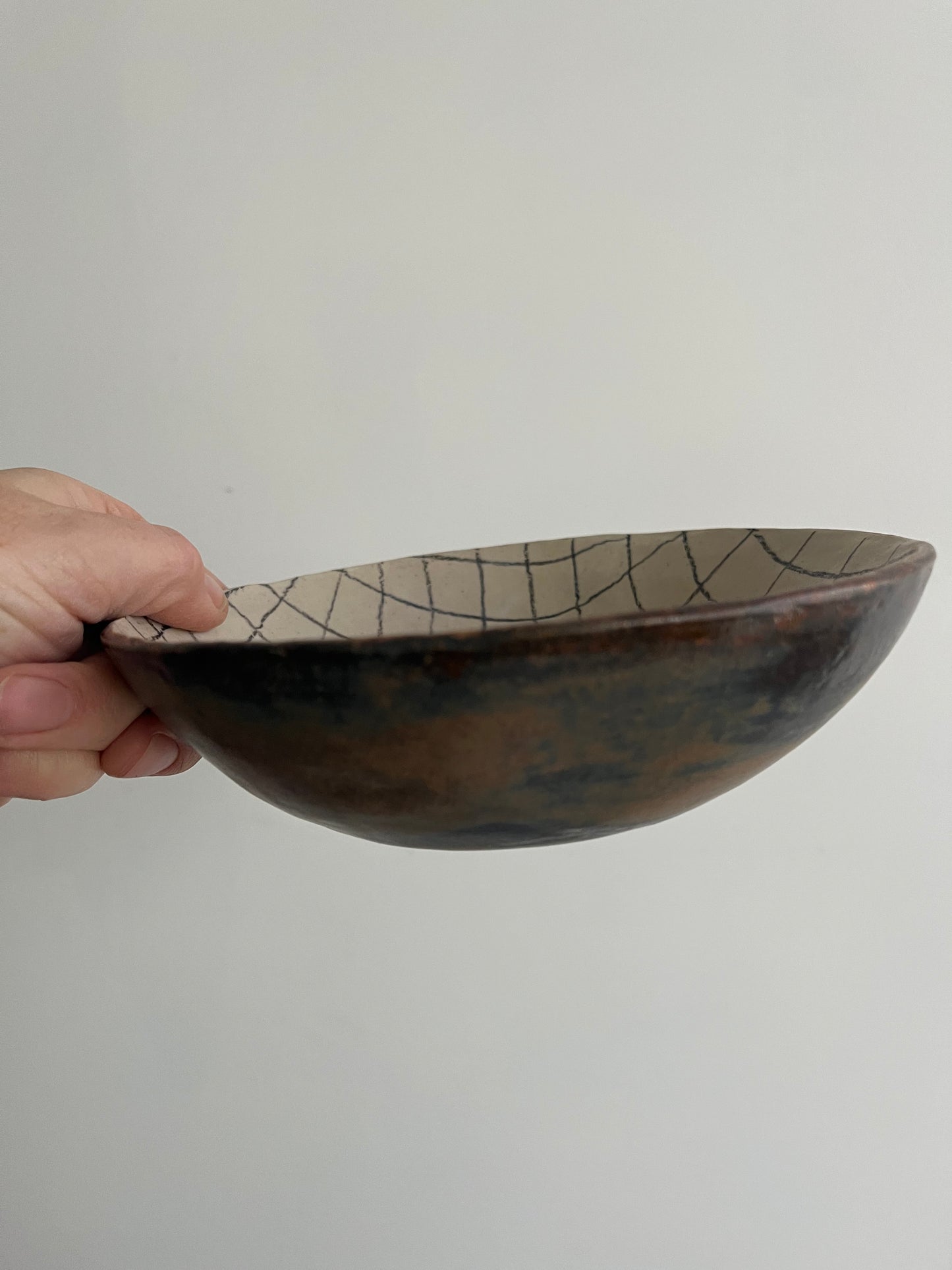 Handmade Ceramic Bowl: Natural Tones