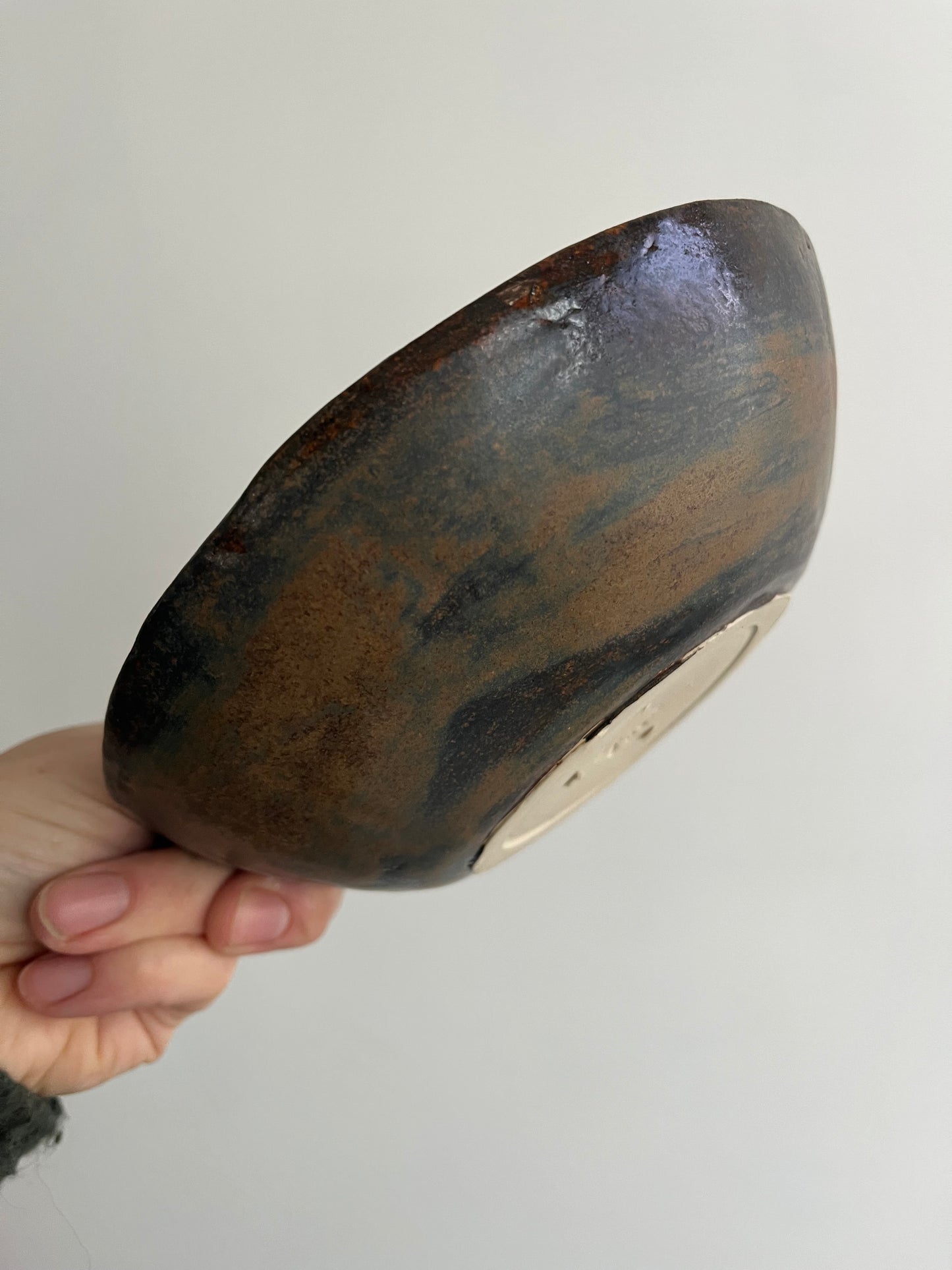 Handmade Ceramic Bowl: Natural Tones