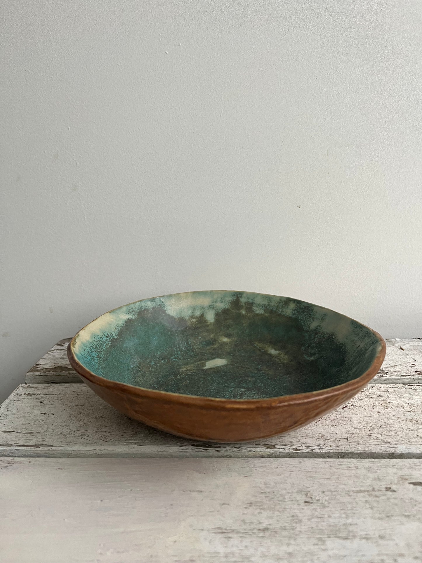 Handmade Ceramic Bowl: Natural Tones