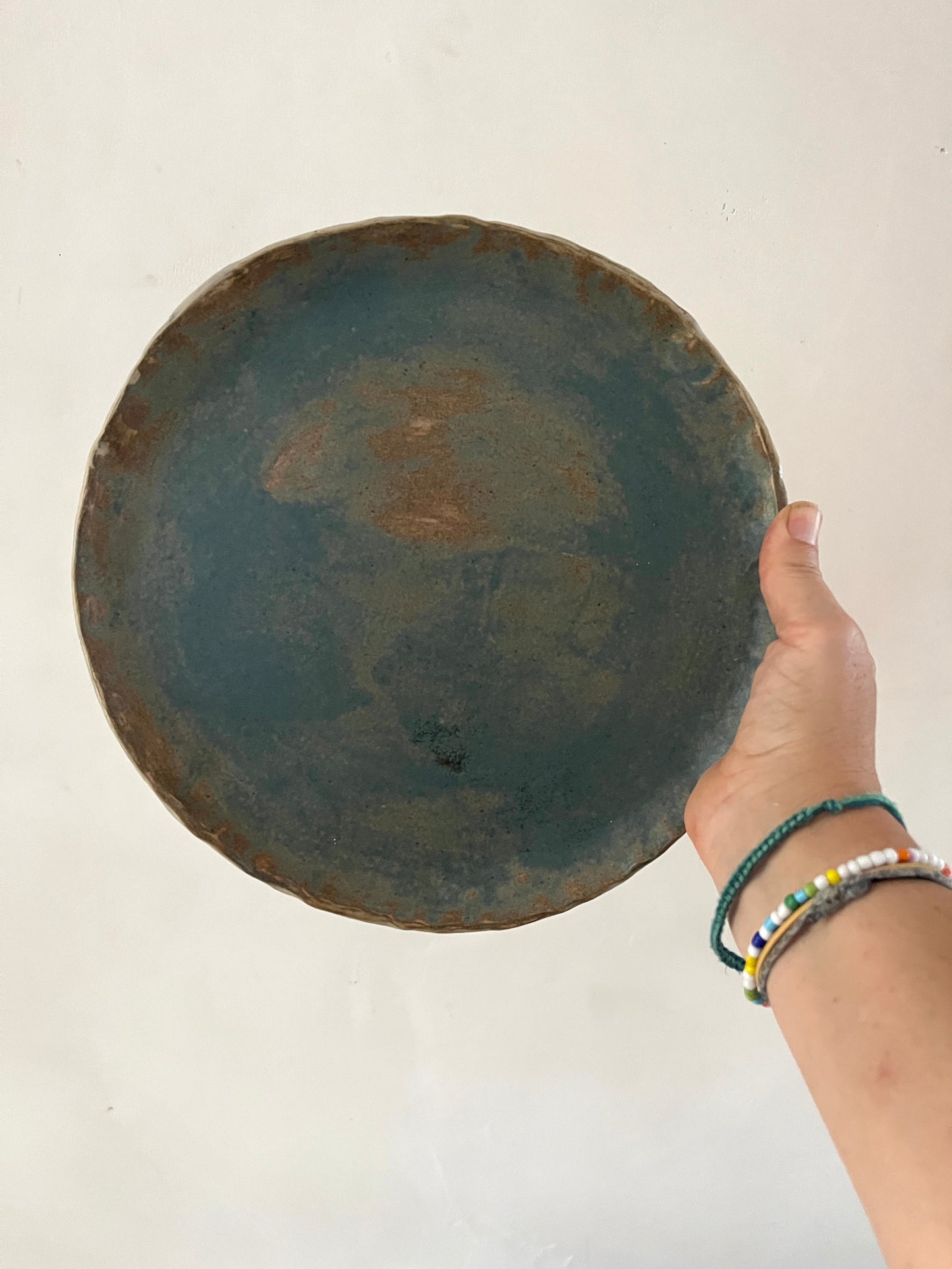 Blue tones plate