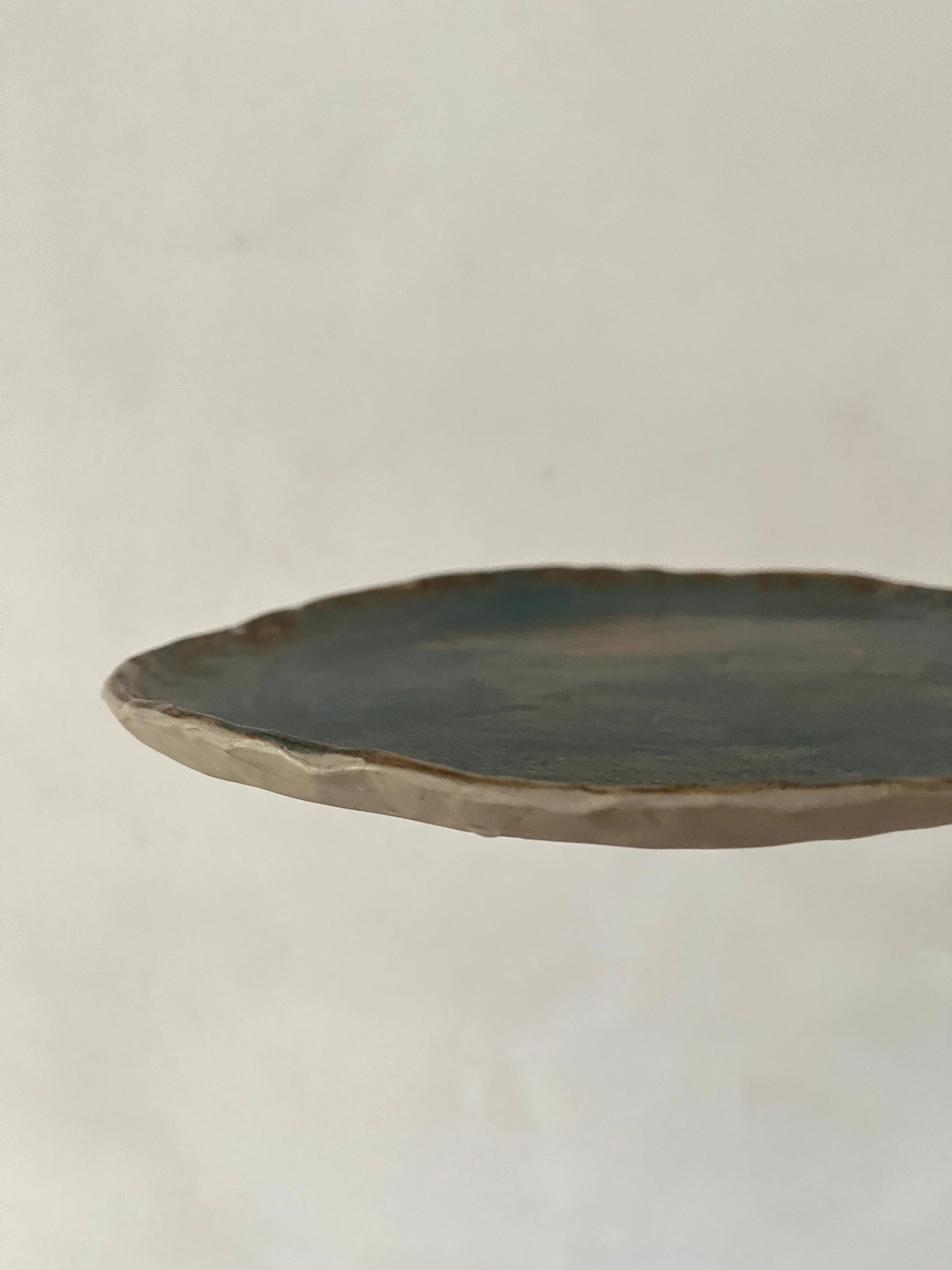 Blue tones plate