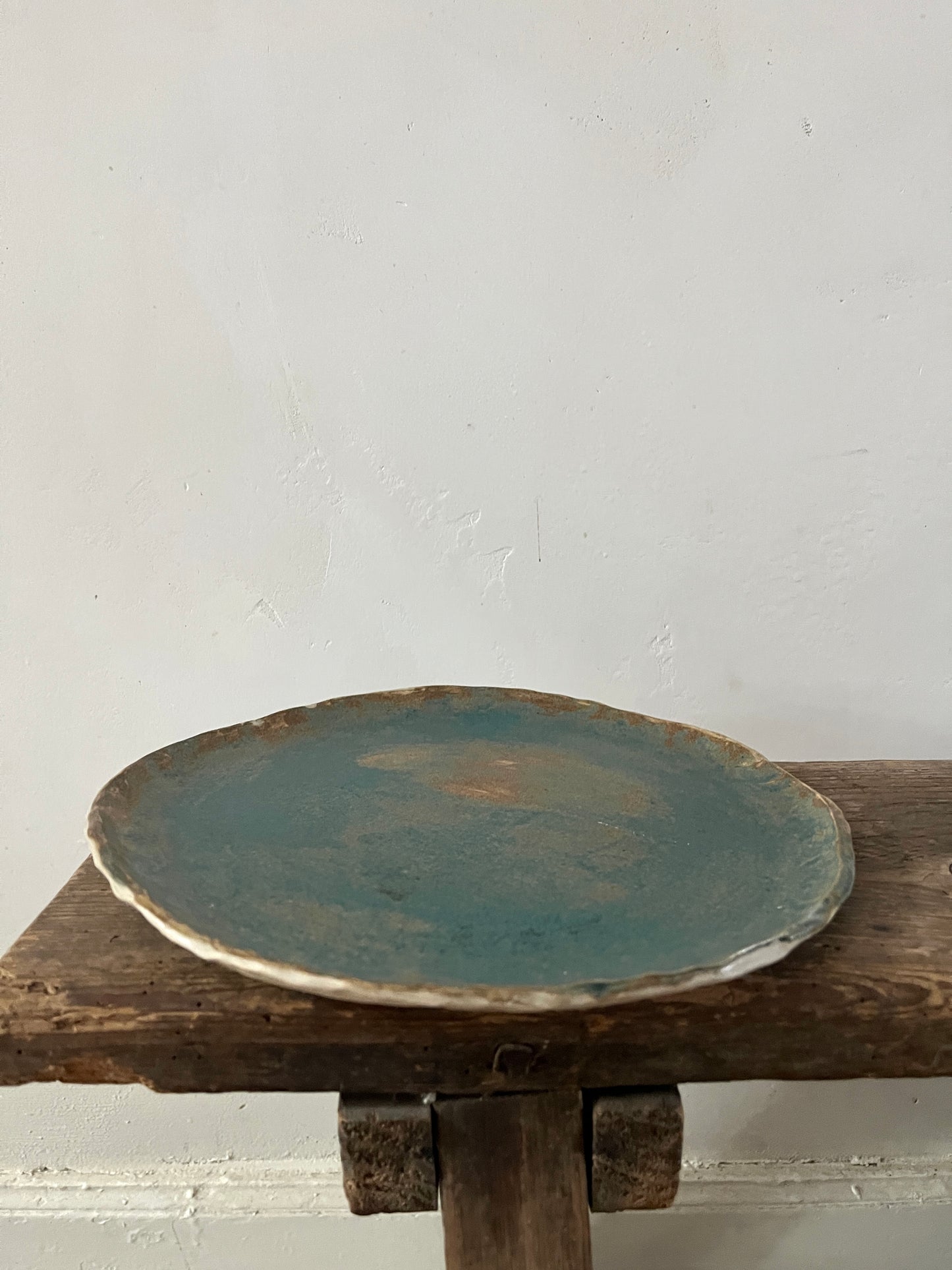 Blue tones plate