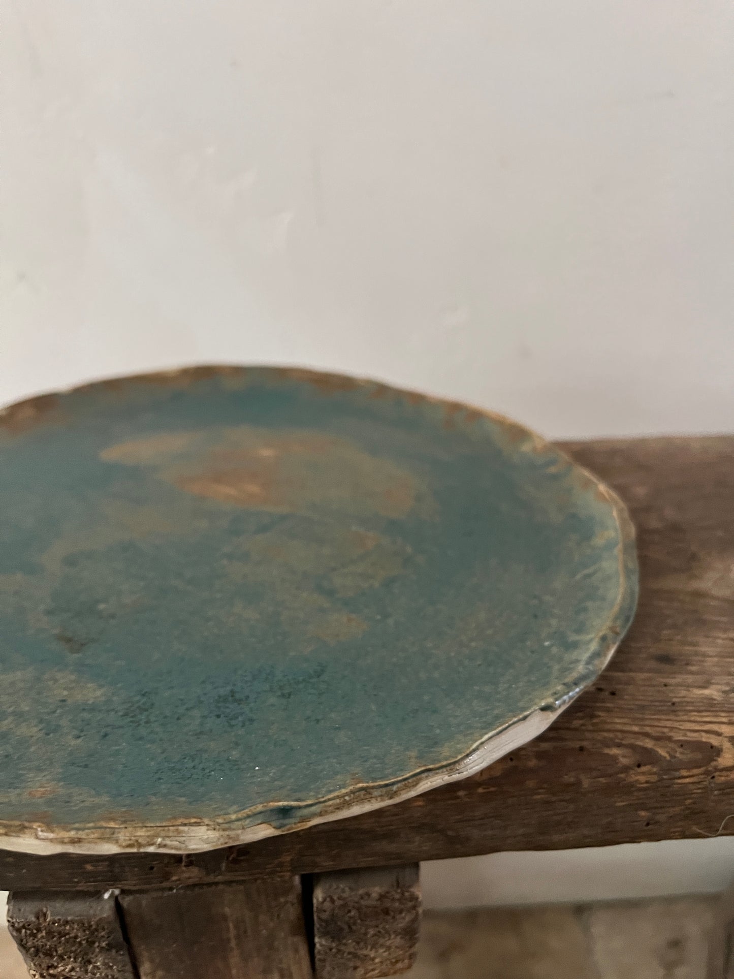 Blue tones plate