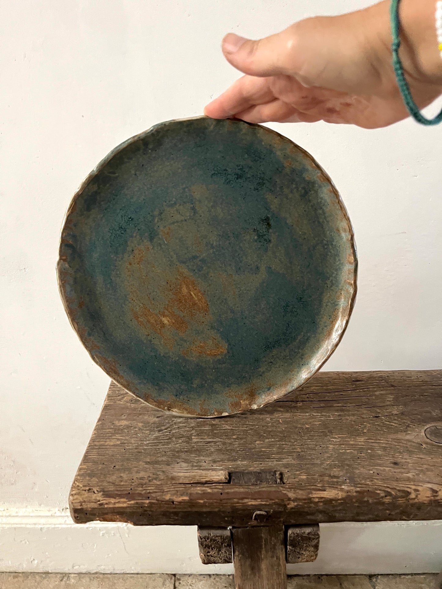 Blue tones plate