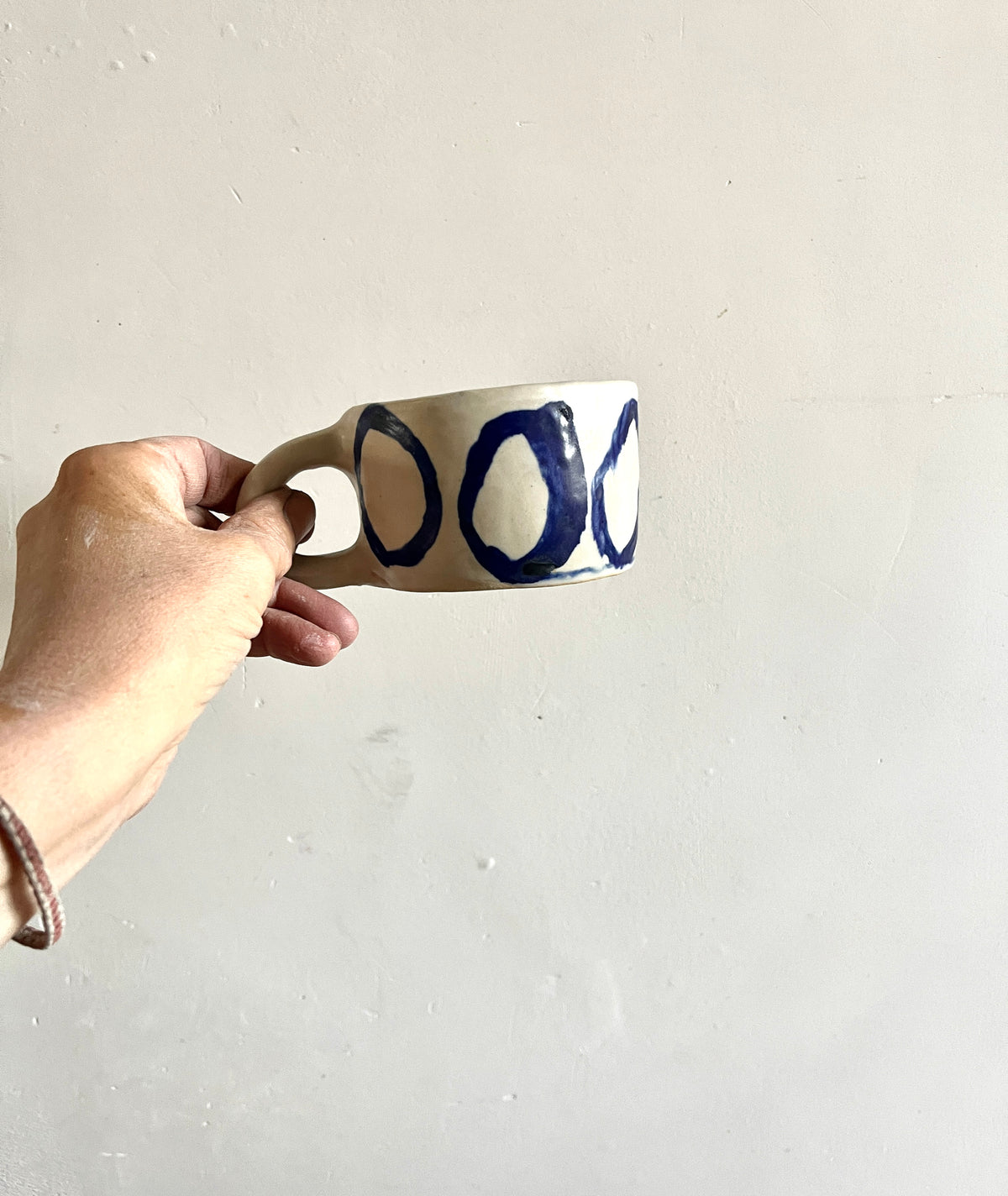 Blue Circles Cup MADE TO ORDER