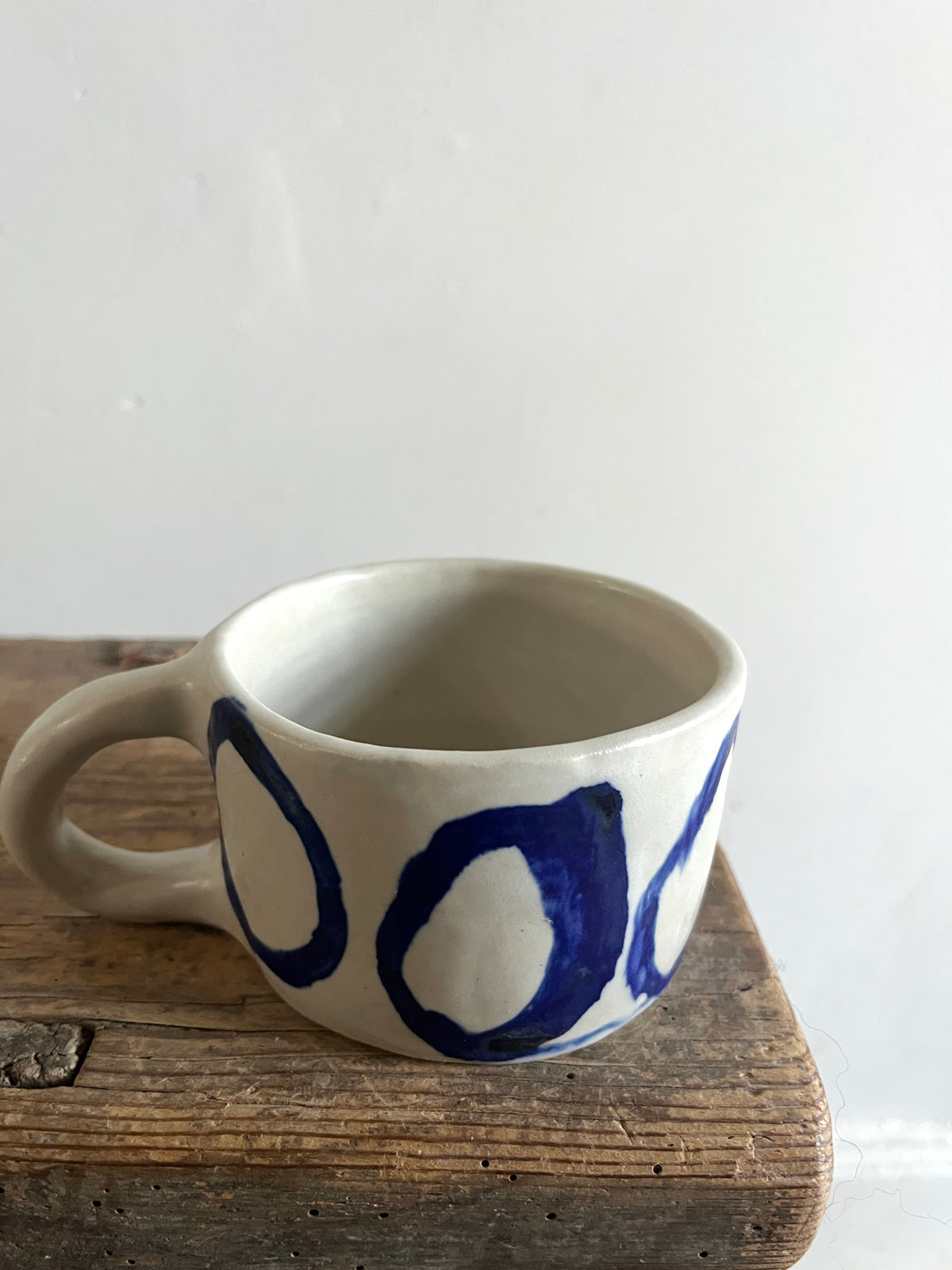 Blue Circles Cup MADE TO ORDER
