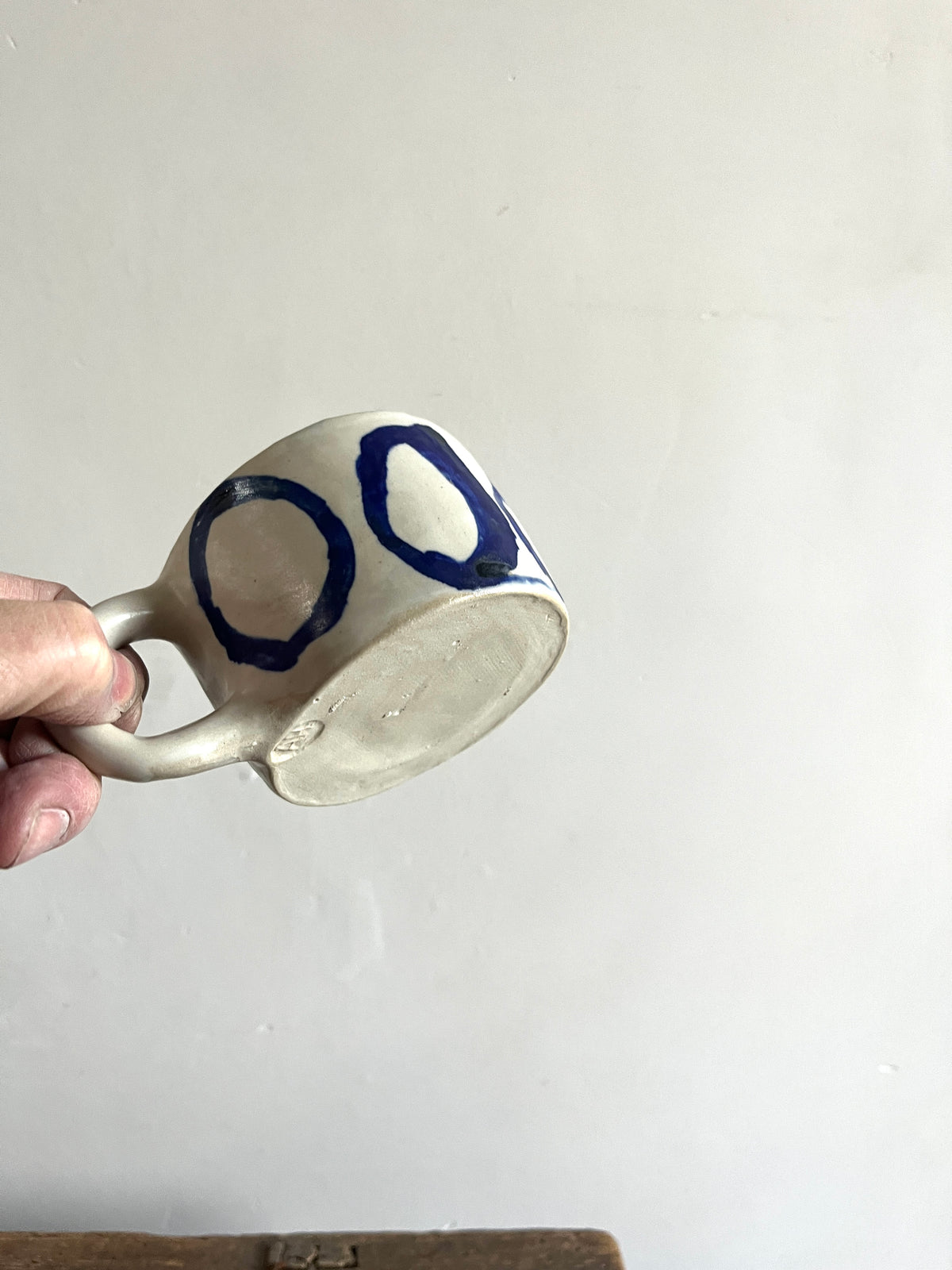 Blue Circles Cup MADE TO ORDER