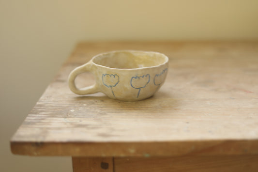 Handmade Tulip Pinch Cup