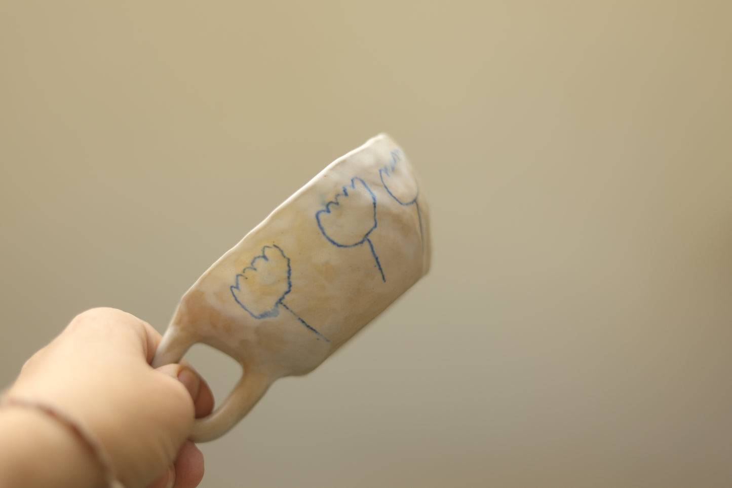 Handmade Tulip Pinch Cup